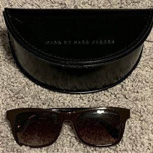 Marc Jacobs Women's Havana Square Tortoise Brown Sunglasses 51-18-135